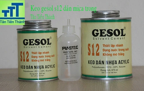 KEO DÁN MICA GESOL S12 TRONG SUỐT